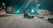 В Гусь-Хрустальном районе несовершеннолетний мотоциклист влетел в легковушку 
