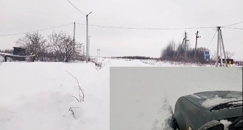 В Суздальском районе жители трех населенных пунктов оказались в снежном плену 