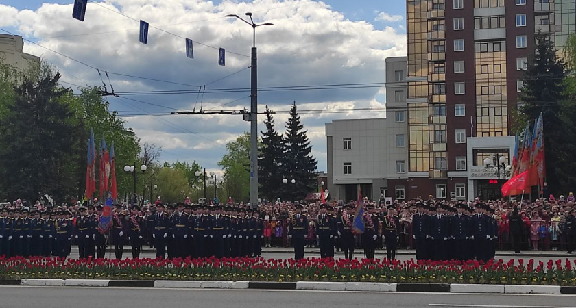 Во Владимире прошел парад, посвященный 78-ой годовщине Великой Победы