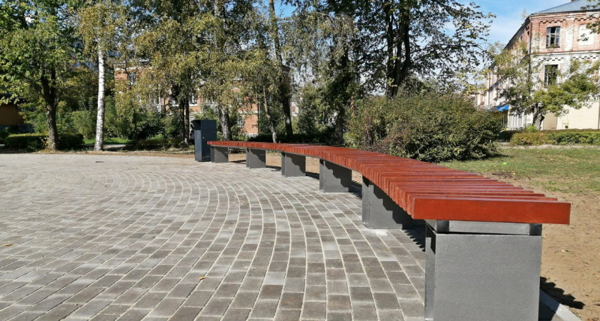 В Собинке ведут масштабную реконструкцию бульвара Чайковского 