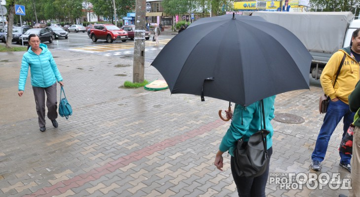 Дождливая погода придет во Владимир