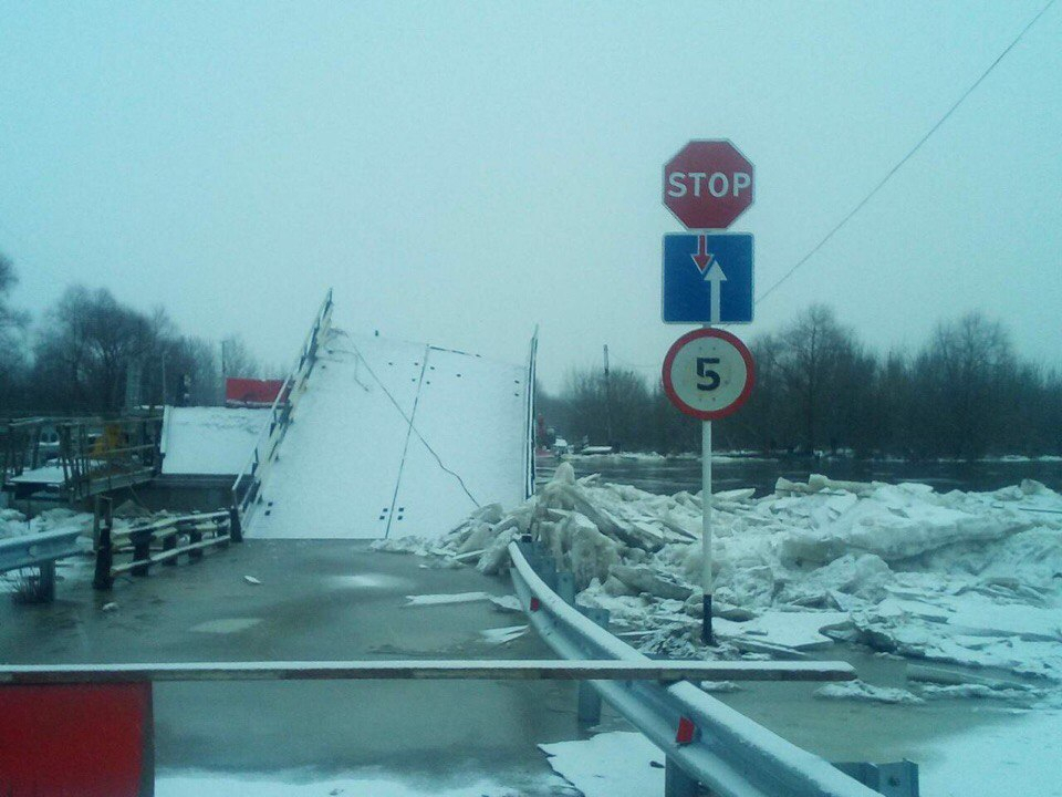 Вязниковцы оказались в западне из-за моста, пострадавшего от разлива Клязьмы