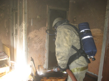 Во время пожара в Коврове был обнаружен труп