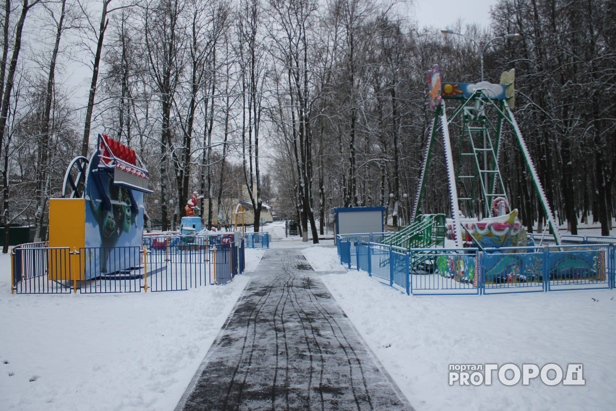 Новые карусели в Центральном парке Владимира начинают "кружиться"