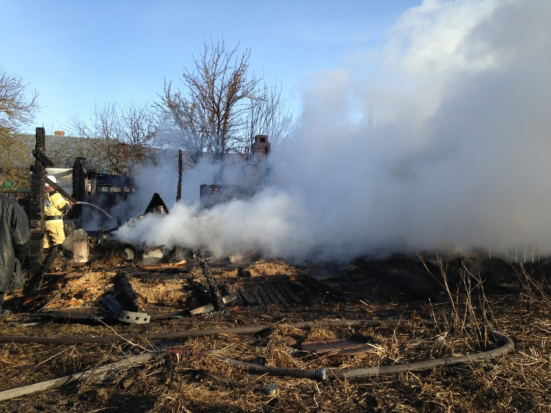 В Кольчугинском районе сгорел жилой дом (фото)