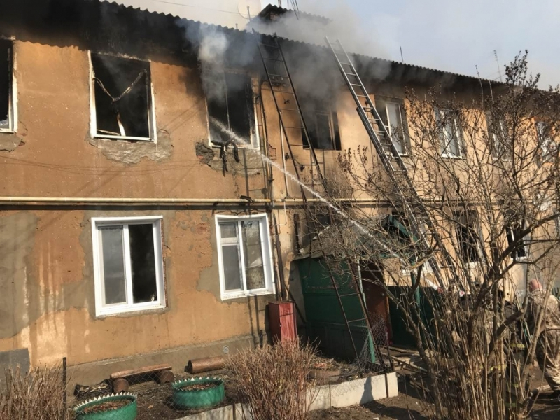 Во Владимирской области во время страшного пожара пострадал ребенок