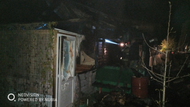 За ночь во Владимирской области сгорели баня и дача