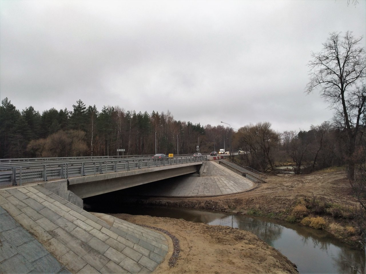 На федеральной трассе во Владимирской области дорожники сдали два моста