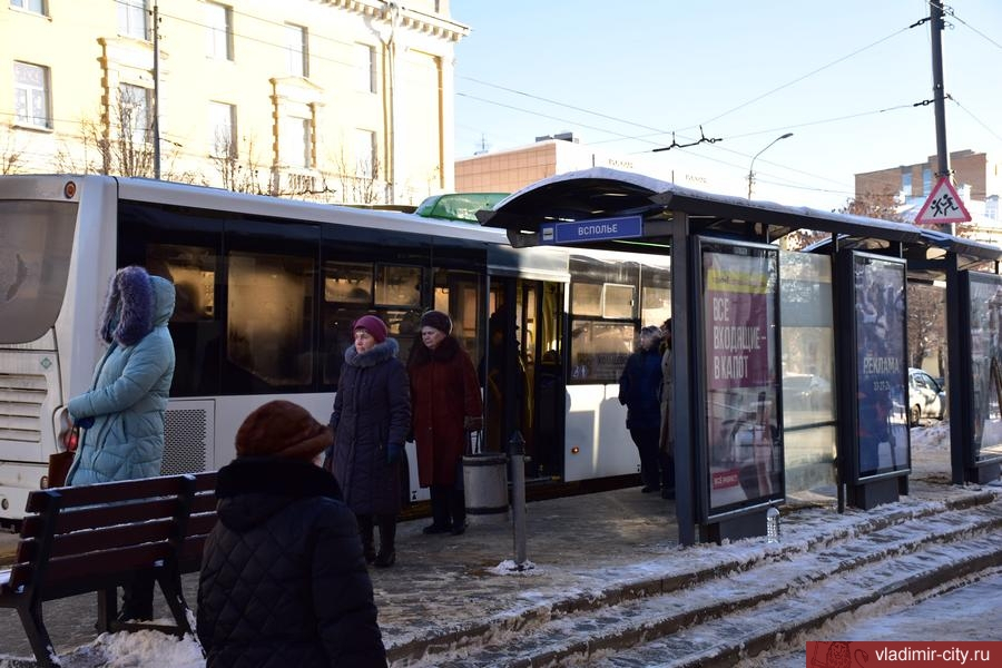 Общественный транспорт Владимира взят под особый контроль из-за морозов