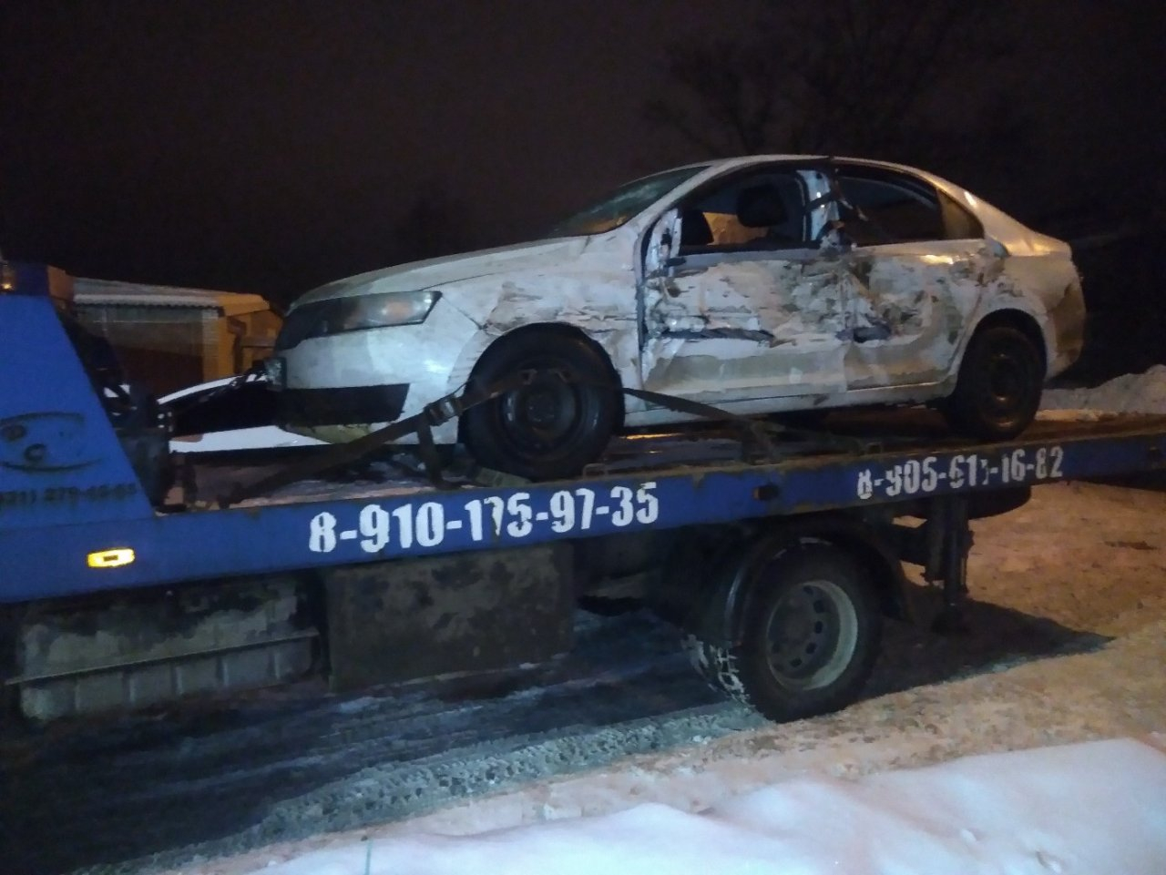 Пьяный водитель протаранил несколько машин и был пойман в Лакинске (видео)