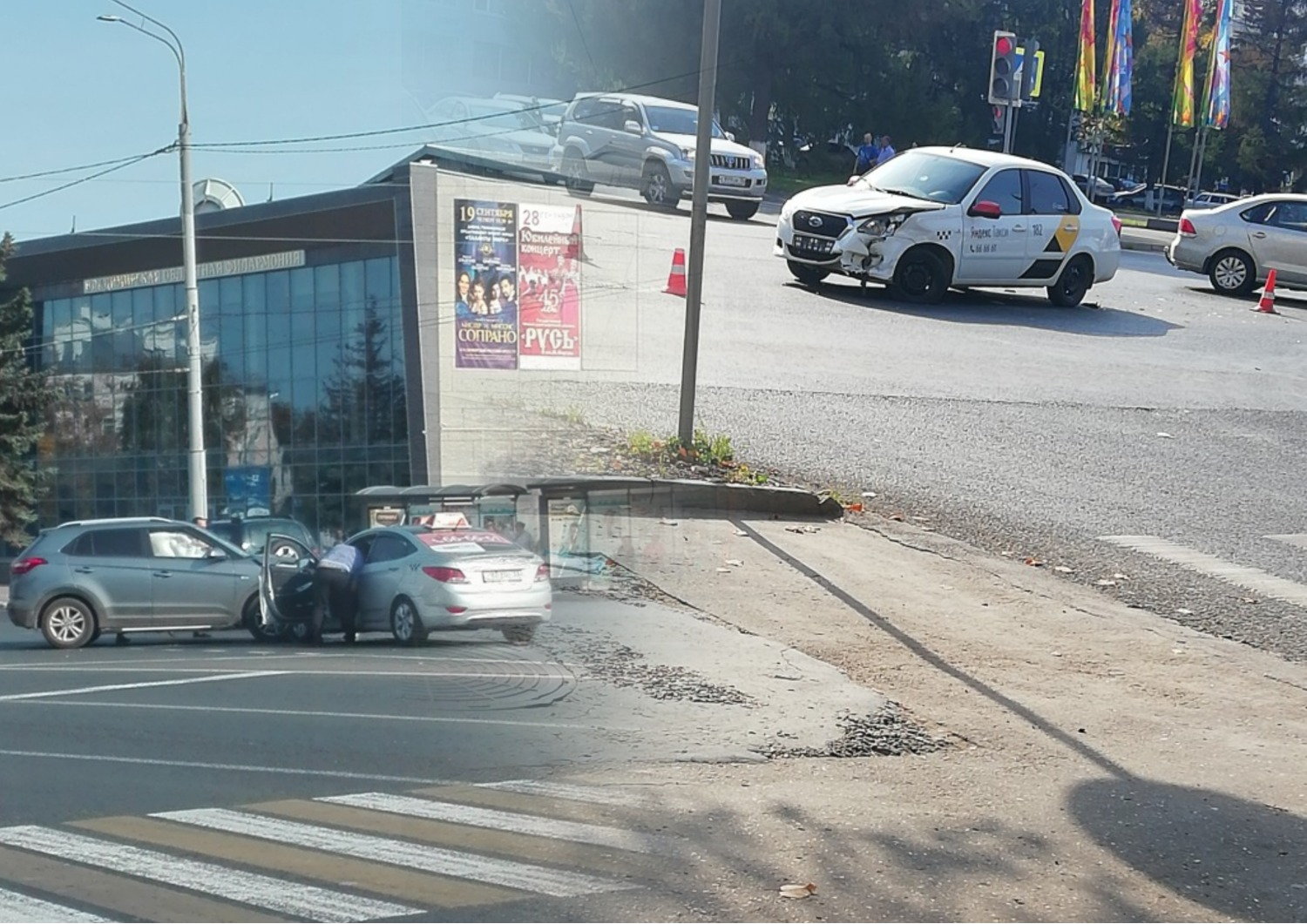 ДТП во Владимире: сразу две аварии с такси