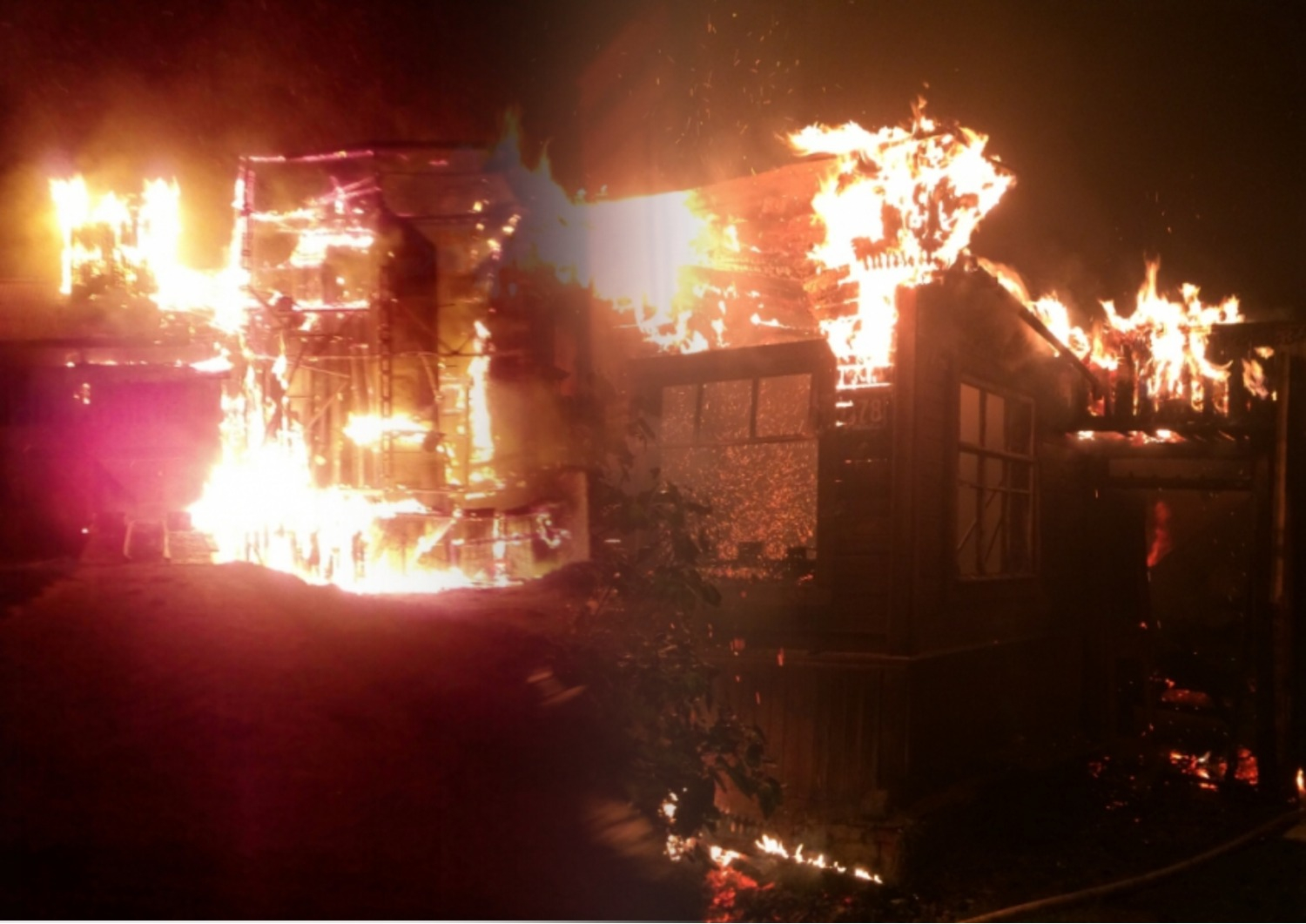 Собинка в огне: за ночь сгорели два дома