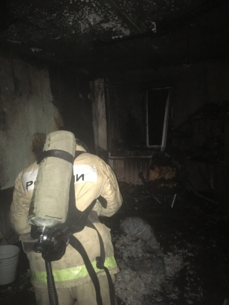 В Гусь-Хрустальном в жилом доме произошел крупный пожар