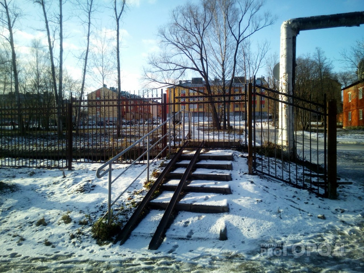 Во Владимирской области обнаружена лестница в «никуда»