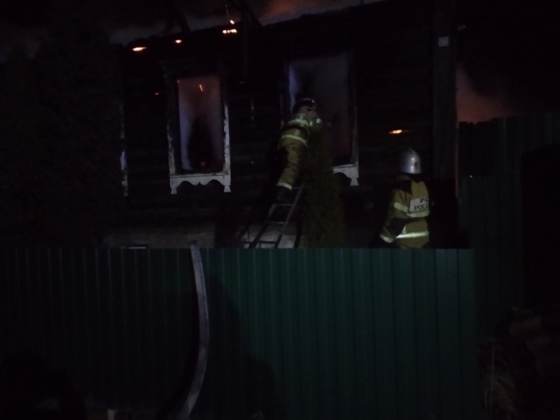 На пожаре в Гусь-Хрустальном районе погиб мужчина