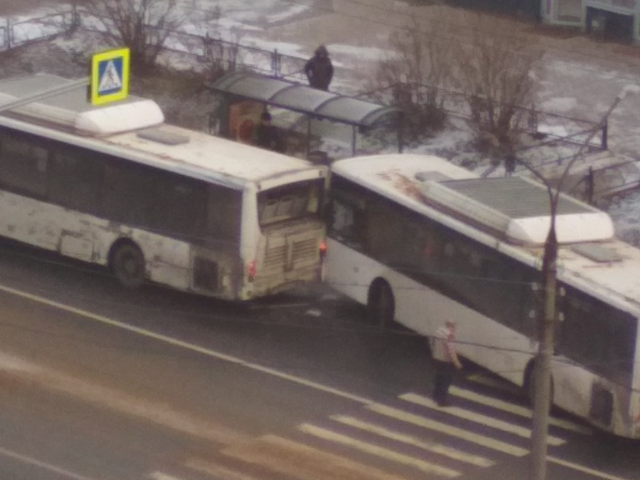 Во Владимире столкнулись два автобуса с пассажирами