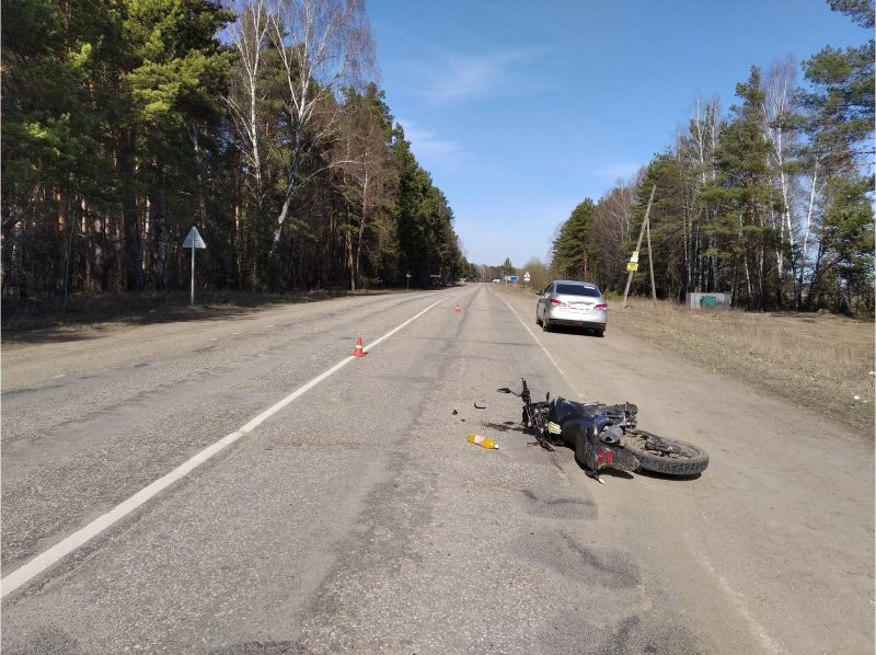 В ДТП в Селивановском районе на мотоцикле пострадал 15-летний мальчик