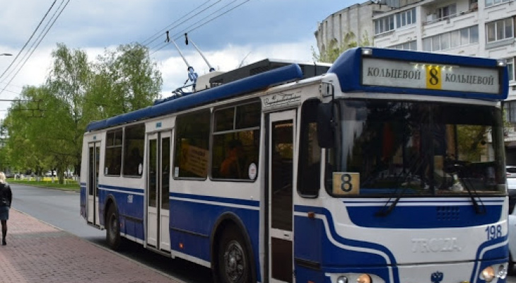 Во Владимире изменили маршруты нескольких троллейбусов