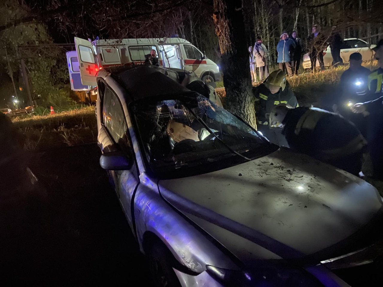 Во Владимирской области в результате ДТП водителя зажало в авто