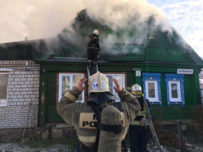 Во Владимирской области сгорели несколько домов