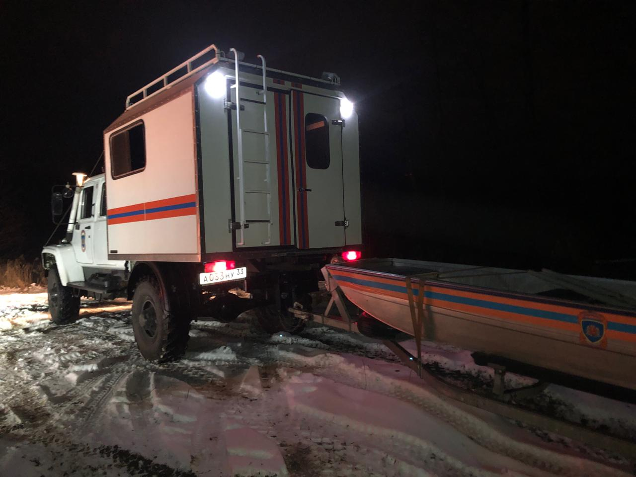 Во Владимирской области погиб провалившийся под лед рыбак