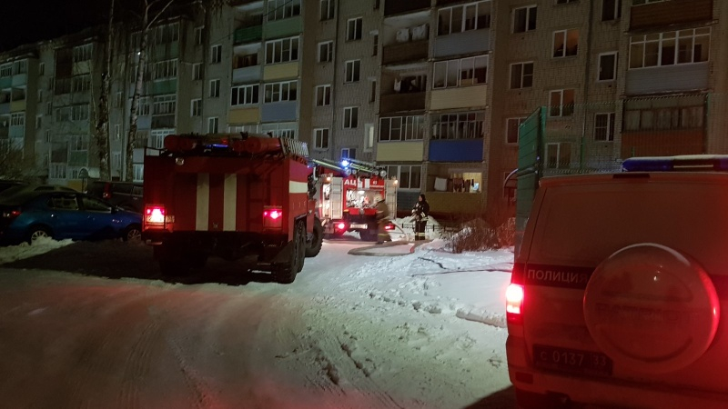 Жизни сразу двух человек из Камешково забрал пожар минувшей ночью
