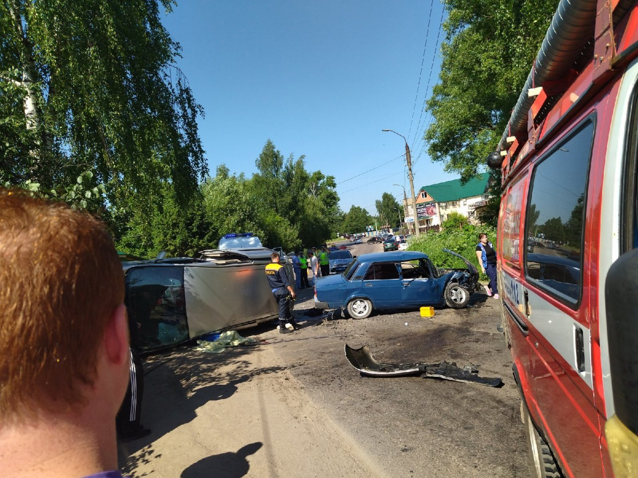 Массовое ДТП в Александрове: "Тойота" сначала врезалась в 5 машин, а потом еще в одну