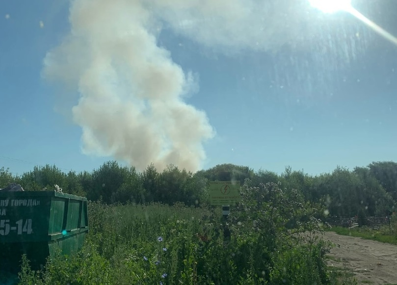 Жители Юрьев-Польского в жару задыхаются из-за горящей свалки