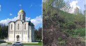 В мэрии Владимира рассказали, что будет с обвалившимся склоном у Дмитриевского собора
