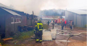 В Гусь-Хрустальном районе произошел пожар на производстве гипсовых игрушек