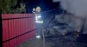 На пожаре в Собинском районе пострадал житель частного дома
