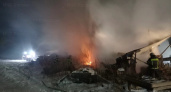 В Меленковском районе произошел крупный пожар: вспыхнула пилорама