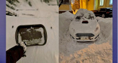 Жители Владимира вынуждены откапывать автомобили подручными средствами
