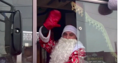 По Владимиру будет курсировать новогодний автобус с Дедом Морозом и Снегурочкой