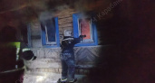Во Владимирской области дом полностью выгорел изнутри