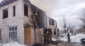 8 марта во Владимирской области сгорел большой частный дом