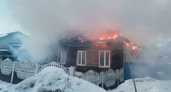 В поселке Анопино Гусь-Хрустального района случился пожар в доме под номером 13