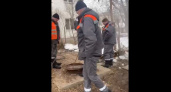 Во Владимире упавший с крыши снег пробил теплотрассу