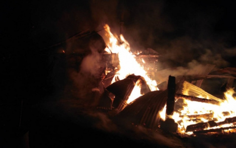 В ночь на вторник во Владимирской области случился крупный пожар