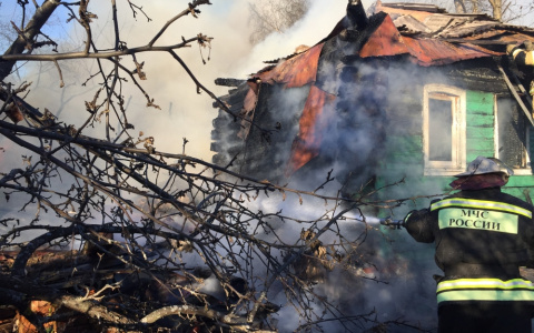 При пожаре в Вязниковском районе пострадал человек