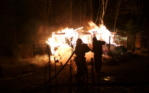 Синдром выходных: очередная баня сгорела во Владимирской области