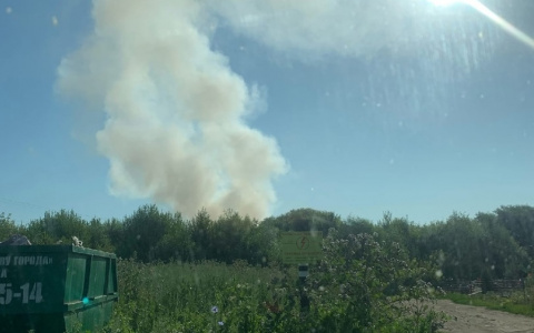 Жители Юрьев-Польского в жару задыхаются из-за горящей свалки