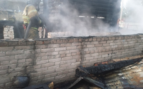 На пожаре в Гусь-Хрустальном погибли два человека